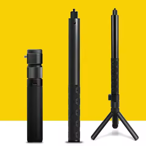 Invisible Selfie Stick for Insta360 X5 X4 X3 X2 Bullet Time Extended Bundle Handle Stick Tripod for 