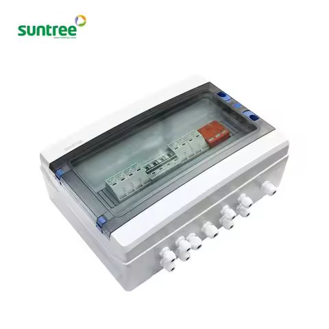 Suntree solar combiner box IP65 waterproof and dustproof 1000V2P DC combiner box