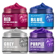 ELIKANA Dyed Hair Mud Color Disposable Multicolor Trading Please Wash Dyed Hair Mud Trading20251223F