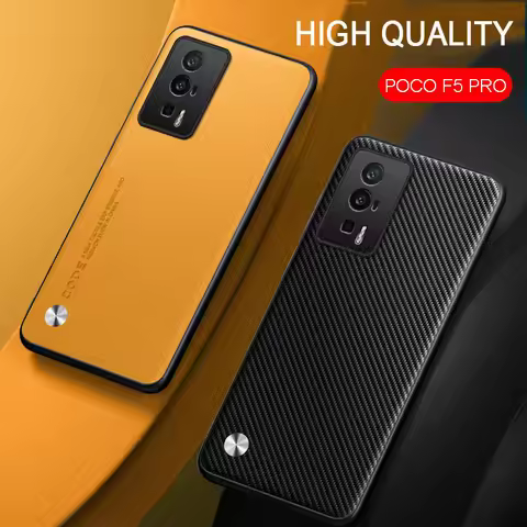 For Xiaomi Poco F5 Pro Leather Case TPU Pure Color Cover Poco F5 Shockproof Phone Case Poco X5 X5 Pr