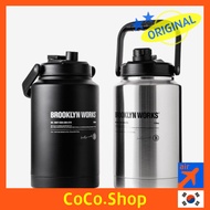 [BROOKLYNWORKS] Stainless Steel Portable Thermal Insulation Camping Outdoor Water Bottle 3.8L