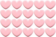 STOBOK 20pcs Plastic Photo Clips Pink Heart Clothes Pins DIY Photo Pegs Photo Paper Peg Pin Bag Food Sealing Clips for Paper Photos Cards Wall Wedding Party Sewing Crafts