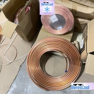 1 rolls copper for installation aircond copper pipe 2hun 3hun 4hun 1/4‘’ 3/8‘’ 1/2‘’ copper tube
