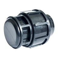 HDPE pipe thread screw cap 50mm 63mm 75mm 90mm