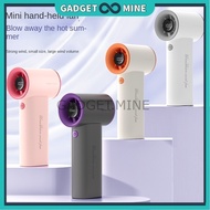 High Speed Turbo Fan 199-Gear Digital Display Mini Turbo Fan Mini Handheld Fan Strong Wind