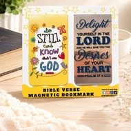 BIBLE VERSE MAGNETIC BOOKMARK (2PCS IN 1 PACK)