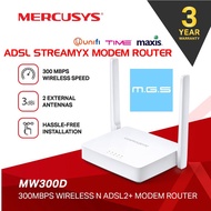 MERCUSYS MW300D/ TPLINK W8961N/TENDA D301 300Mbps Wireless N ADSL2+ Modem Router. TPLINK 8961 8951 8