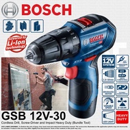 BOSCH GSB 12V-30 Cordless Drill Driver and Impact (12 Months Warranty)