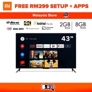 🇲🇾(INSTALL APP WORTH RM399)  Xiaomi TV P1 4S 32/43/55 /65 Inch UHD Android 10.0 Smart TV  Netflix