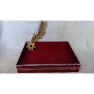 BEST PRODUCT DELIVERY BOX, PARCEL MANIA BOX aesthetic jumbo maroon fabric delivery box