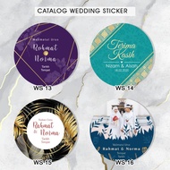 WEDDING STICKER / GOODIES STICKER / STICKER KAHWIN