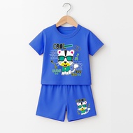 Cool Cat Picture Suit for Boys Short Sleeve Jumbo G-1298
