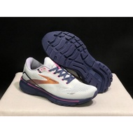 2024New BROOKS Ghost 15 White/Pink Men's and Women's Shoes Running Shoes