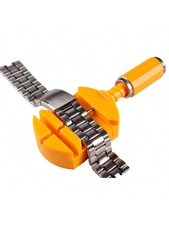 1入組手錶維修工具套件,包括開盒器、釘錘、彈簧棒工具和鑷子