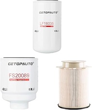 GETOPAUTO LF16035 Oil Filter FS53000 Fuel Filter FS20089 Fuel/Water Separator Filter Kit Compatible 