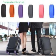 FBSG 1PCS Luggage Wheels Protector Silicone Wheels Caster Shoes Travel Luggage Suitcase Reduce Noise Wheels Guard Cover Accessories HOT