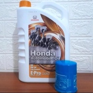MESIN Latest! Honda engine oil package 0w.20 4litr. honda oil fitr.jazz.brio.crv.hrv.cty
