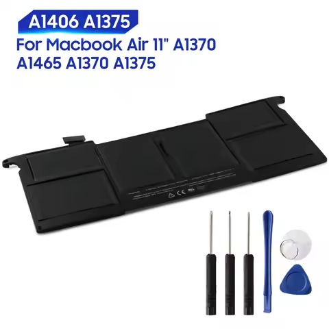 Replacement Battery For Macbook Air 11" A1370 A1465 A1406 A1375 A1495 4680mAh