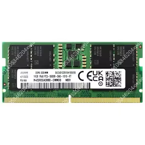DDR5 SODIMM Memory Module 16G 32G 5600MHz High Performance RAM for Laptop Upgrade
