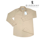 KEMEJA Original giordano men's long sleeve shirt/giordano premium slimfit long sleeve men's shirt