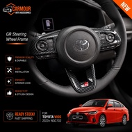 Toyota Vios NGC102/AC100 Toyota Vios 2023+ GR Steering Wheel Cover Steering Trim Cover GR Type