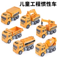 Excavator Children's Educational Toys Inertial Pull Back Excavator Baby Inertial Roller Engineering 