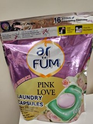 全新 紡優美洗衣珠Pink Love 60粒