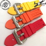 Original - 24Mm Panerai Strap Silicone Rubber Sport Watch Strap