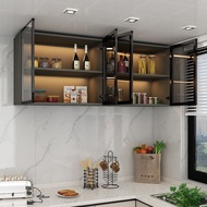 ST-🚤Kitchen Balcony Bathroom Bedroom Glass Wall Cupboard Wall Cabinet Cabinet Closet Wall Top Cabinet of Locker 9SRI