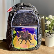 * Smiggle cool black unicorn schoolbag backpack children's decompression schoolbag birthday *
