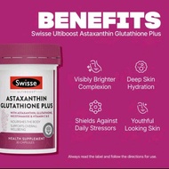 Swisse Ultiboost Astaxanthin Glutathione Plus - 30 Capsules
