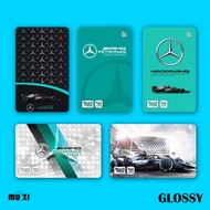 GLOSSY Pe-tronas F-1 TnG Card STICKER NFC STICKER Waterproof Thick Hard Material F-1 Pe-tronas Touch n Go Card STICKER