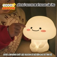 Silicone touch night light, decorative night light with good baby image as a gift