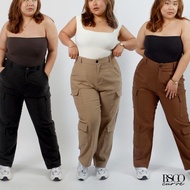 BSCO CURVE CARGO PANTS FOR PLUS SIZE XL-6XL STRETCHABLE
