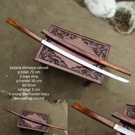 katana shirasaya natural baja strip