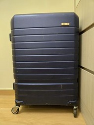 ELLE 23吋深藍色可擴張行李箱/喼/23inch Expandable Luggage/Baggage/Suitcase (換了全新金屬啤呤轆更耐用及順滑)