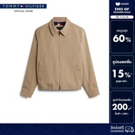 Tommy Hilfiger เสื้อแจ็คเก็ต ผู้ชาย รุ่น MW0MW41864 AFE - สีน้ำตาล ทรง Relaxed