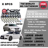 NGK Premium RX Spark Plug - Lexus GS URS190 & LS USF40 USF41 USF45 USF46 UVF45 UVF46 V8 4.7L 1UR-FSE