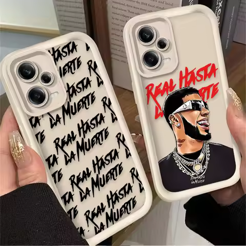 Cool Anuel AA Rapper Soft Case For Xiaomi Redmi Note 13 14 12 11 Pro Plus 5G 14S 12S 11S 10S 10 9 Re
