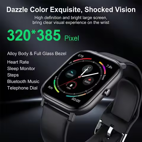 L18 Smart Watch for Men With ECG, Heart Rate & Body Temp Monitor, 2026 Promotion, IP68 Waterproof, U