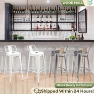 Dining Chair High Bar Stool 76cm Bar chair Kerusi Bar Kerusi Makan Besi Kerusi Bar Kerusi Bar Tinggi