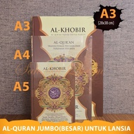 Al Quran Tajwid Jumbo Al Khobir A3 Terjemah Dan Translit Latin Perkata