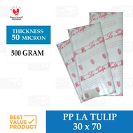Plastik PP BENING 30 x 70 LA TULIP / PP BENING 30x70 50 MICRON
