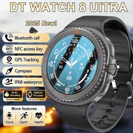 Original DT WATCH 8 Ultra Smart Watch 46mm Men GPS Tracking NFC Play video Smart Watch Health Tracke