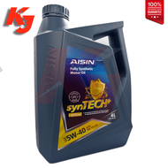 Aisin synTECH+ 5W-40 Fully Synthetic Engine Oil 4 Liters