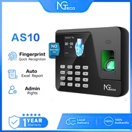NGTeco Biometric Fingerprint Password Attendance Machine Thumbprint Attendance Machine Punch Card Ma