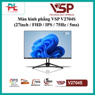 VSP V2704S Monitor (27inch / FHD / IPS / 75Hz / 5ms / Black) -
