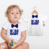 Boss Baby Onesie Baby Boy 0-12 months Cotton Frogsuit 1st Birthday Monthly Outfit Baby Onesies PH SB