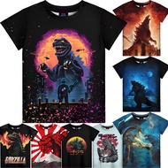 Godzilla Kids Shirt Boys Godzilla T-Shirt Sci-Fi Monster Kids Tops
