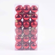 Box of 36 4cm Christmas Balls Christmas Tree Decoration Accessories